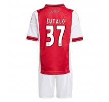 Ajax Josip Sutalo #37 Koszulka Podstawowa dzieci 2025-26 Krótki Rękaw (+ krótkie spodenki)